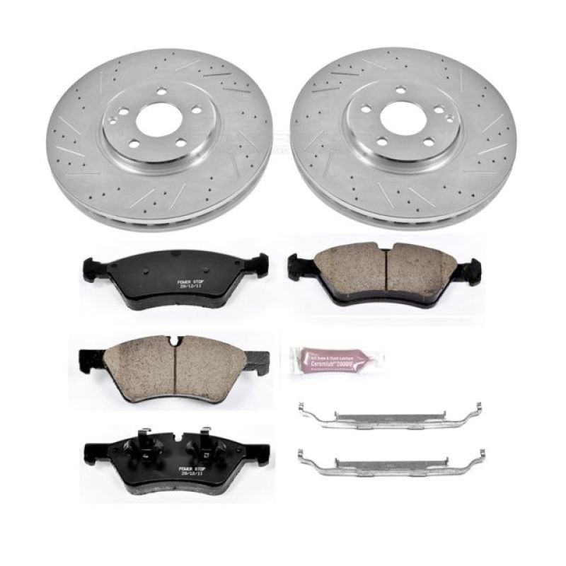 Power Stop 07-09 Mercedes-Benz E350 Front Z23 Evolution Sport Brake Kit Brake Kits - Performance D&S PowerStop