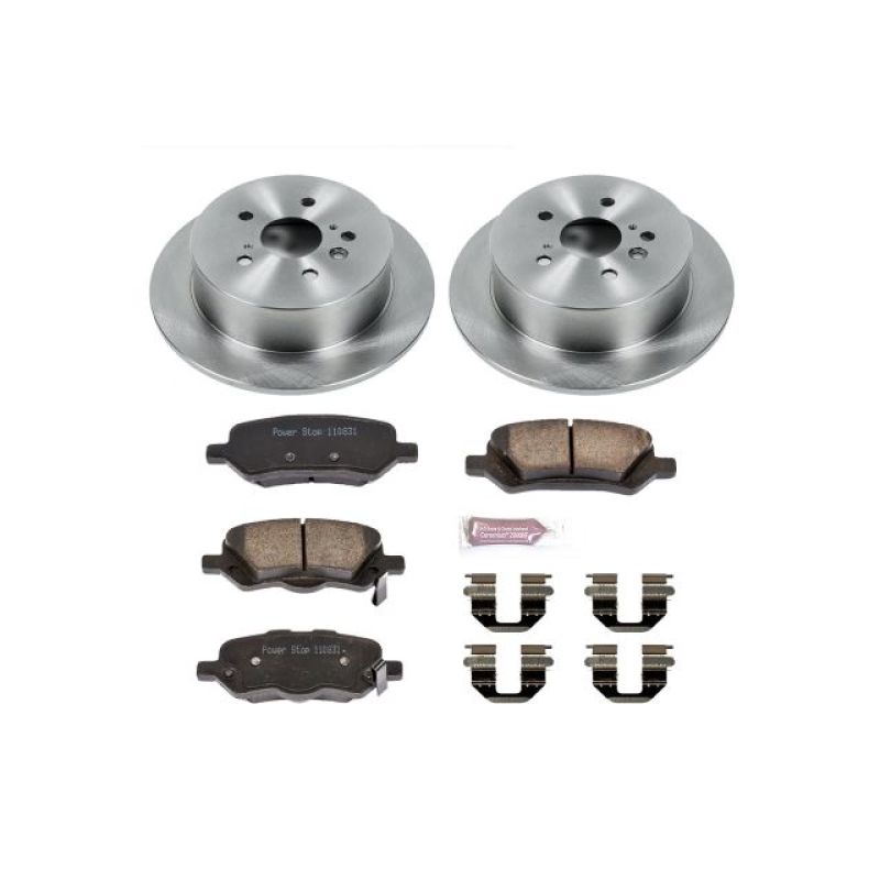 Power Stop 09-16 Toyota Venza Rear Autospecialty Brake Kit Brake Kits - OE PowerStop