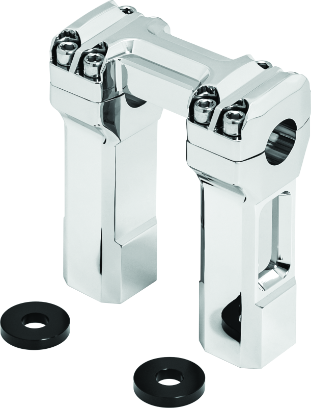 Kuryakyn 5inch Billet Handlebar Risers Chrome Handlebars Kuryakyn