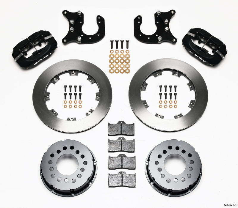 Wilwood Forged Dynalite P/S Rear Kit Chevy 12 Bolt-Spec 3.15in Bearing Big Brake Kits Wilwood
