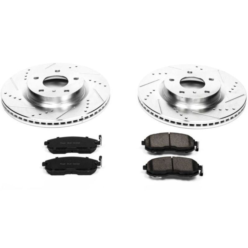 Power Stop 03-05 Infiniti G35 Front Z23 Evolution Sport Brake Kit Brake Kits - Performance D&S PowerStop