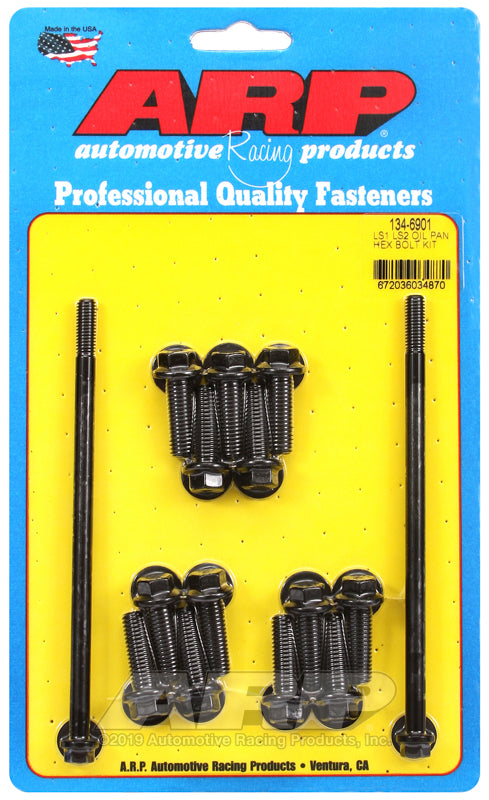 ARP LS1/LS2 Hex Oil Pan Bolt Kit Hardware Kits - Other ARP