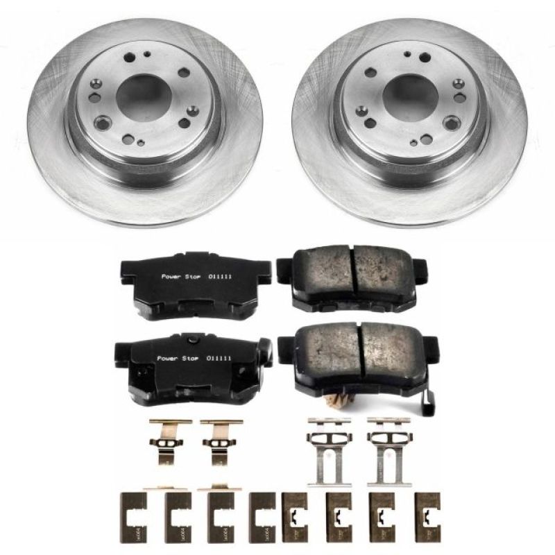 Power Stop 02-04 Acura RL Rear Autospecialty Brake Kit Brake Kits - OE PowerStop