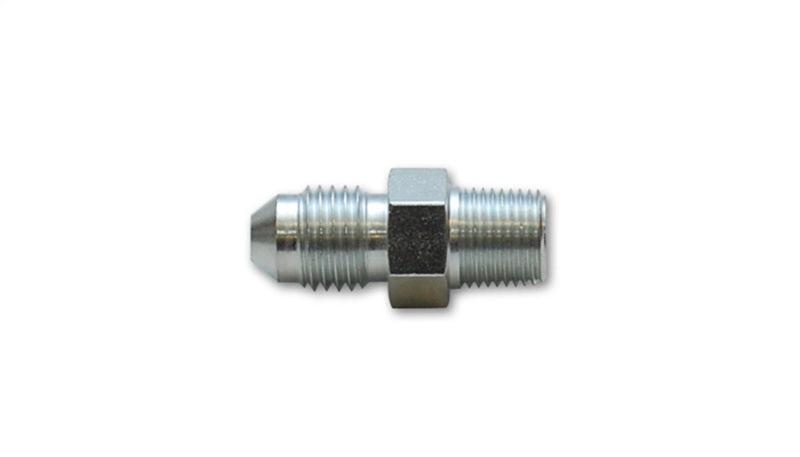 Vibrant -4AN to 1/8in NPT Straight Adapter Fitting - Steel Fittings Vibrant