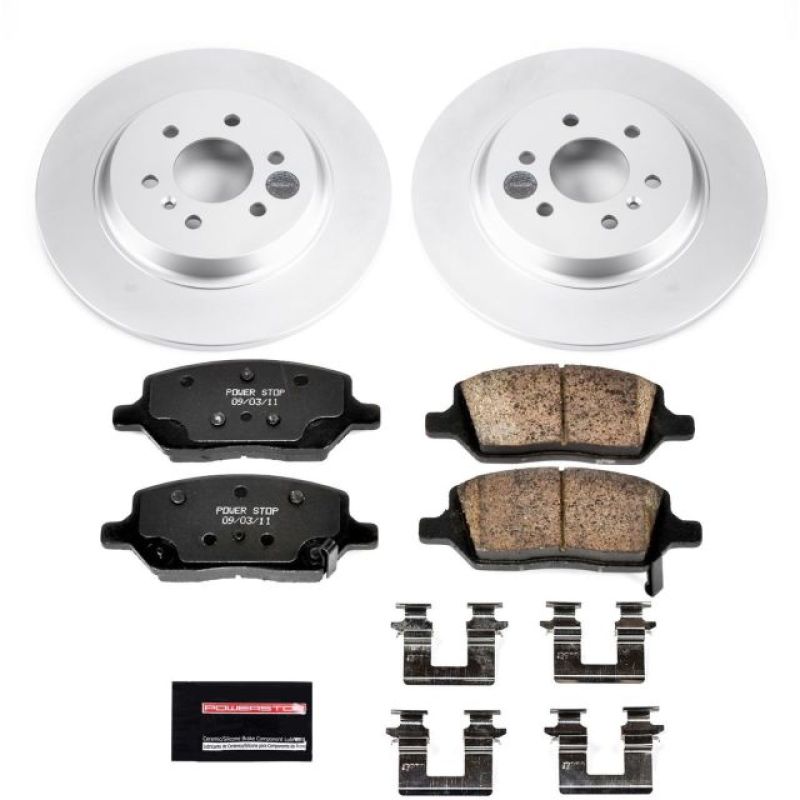 Power Stop 14-17 Mobility Ventures MV-1 Rear Z17 Evolution Geomet Coated Brake Kit Brake Kits - Performance Blank PowerStop