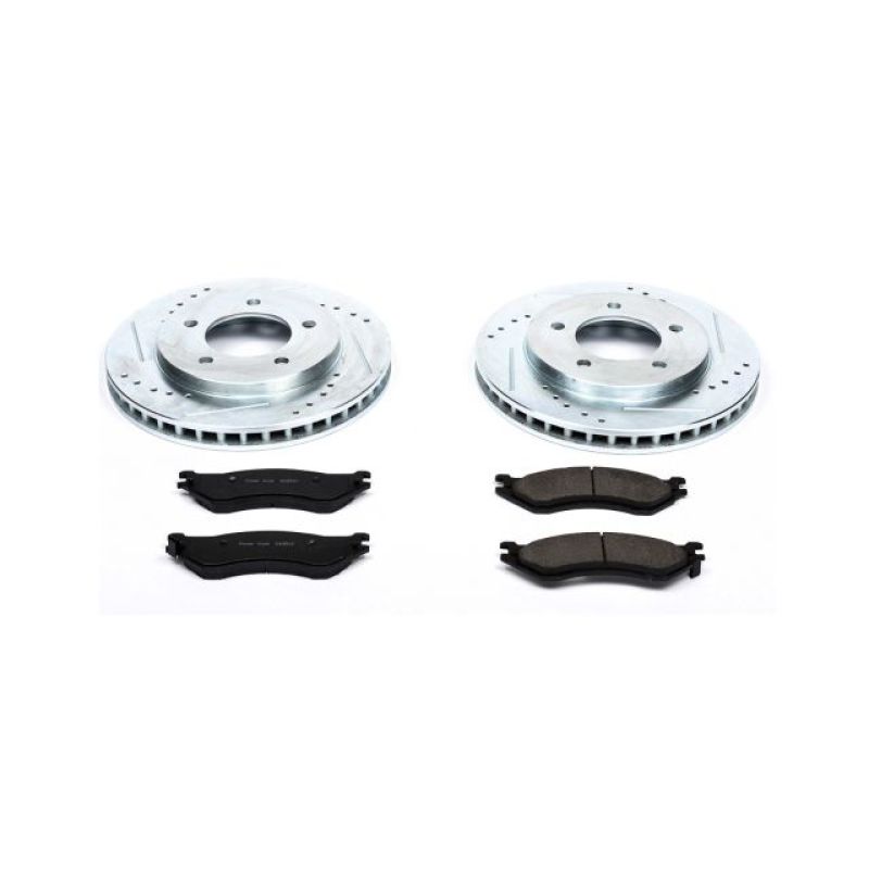 Power Stop 97-02 Ford Expedition Front Z23 Evolution Sport Brake Kit Brake Kits - Performance D&S PowerStop