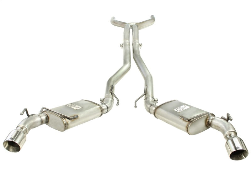 aFe MACHForce XP Exhaust 3in Stainless Stee CB/10-13 Chevy Camaro V8-6.2L (td) (pol tip) Catback aFe