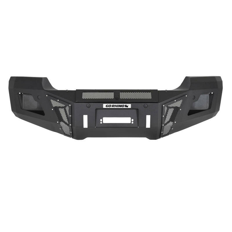 Go Rhino 15-19 GMC Sierra 2500HD/3500HD BR11 Front Bumper Replacement - Tex. Black Bumpers - Steel Go Rhino