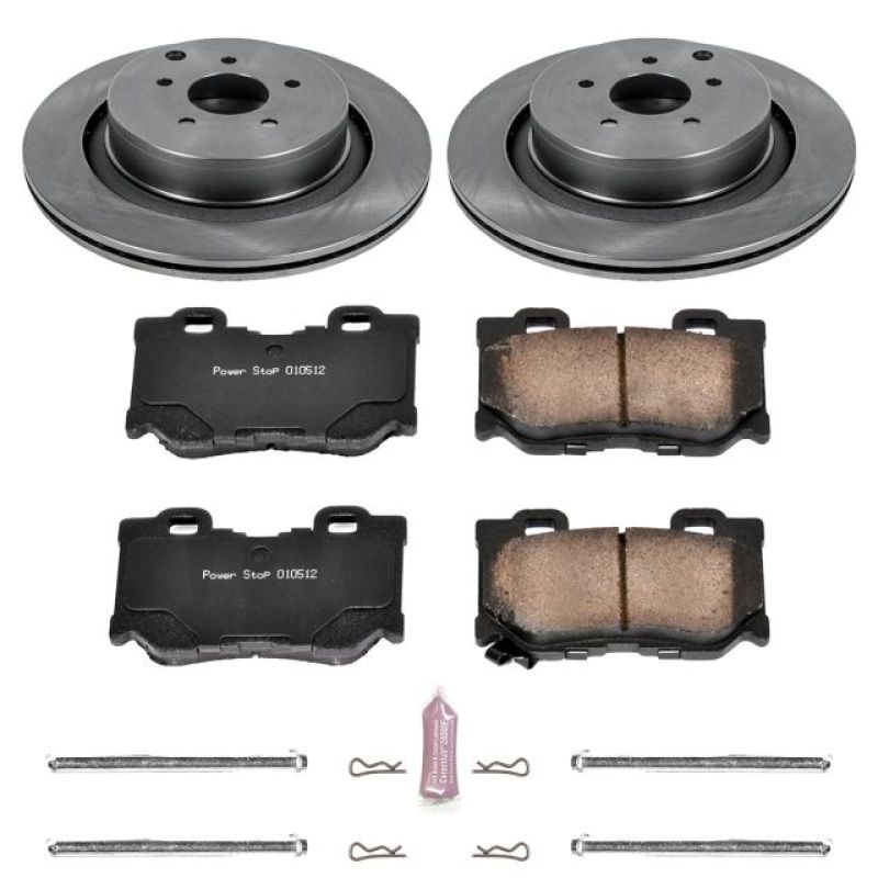Power Stop 09-13 Infiniti FX50 Rear Autospecialty Brake Kit Brake Kits - OE PowerStop