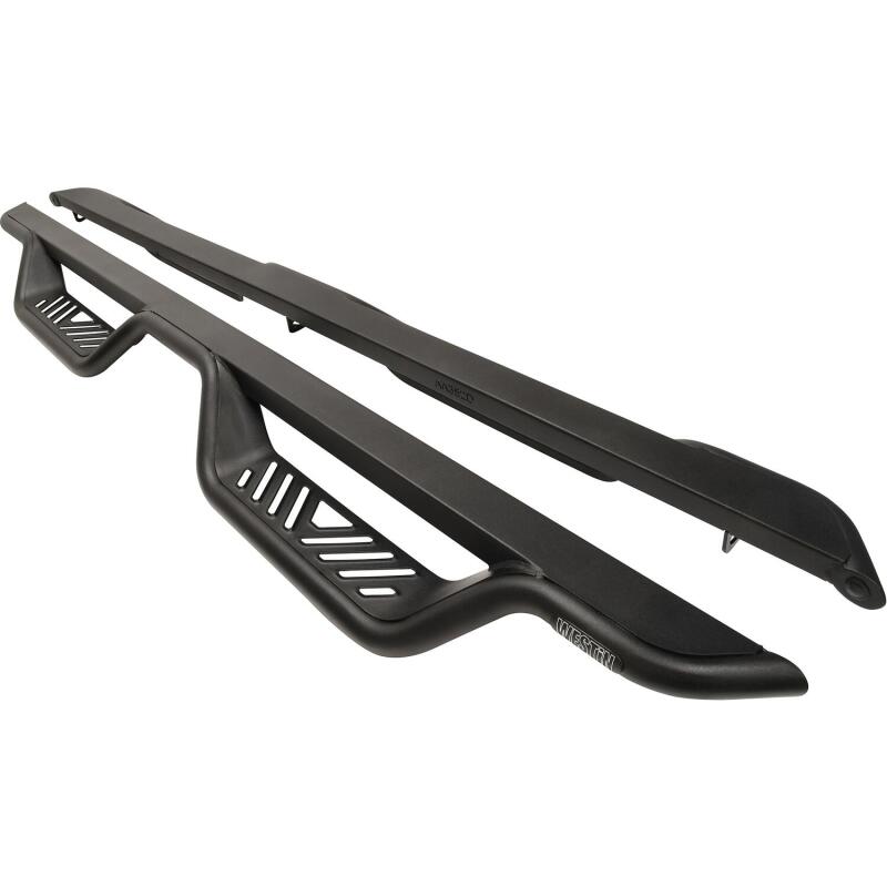Westin 99-13 Chevrolet Silverado 1500 (Ext. Cab) Outlaw Drop Nerf Step Bars - Textured Black Nerf Bars Westin