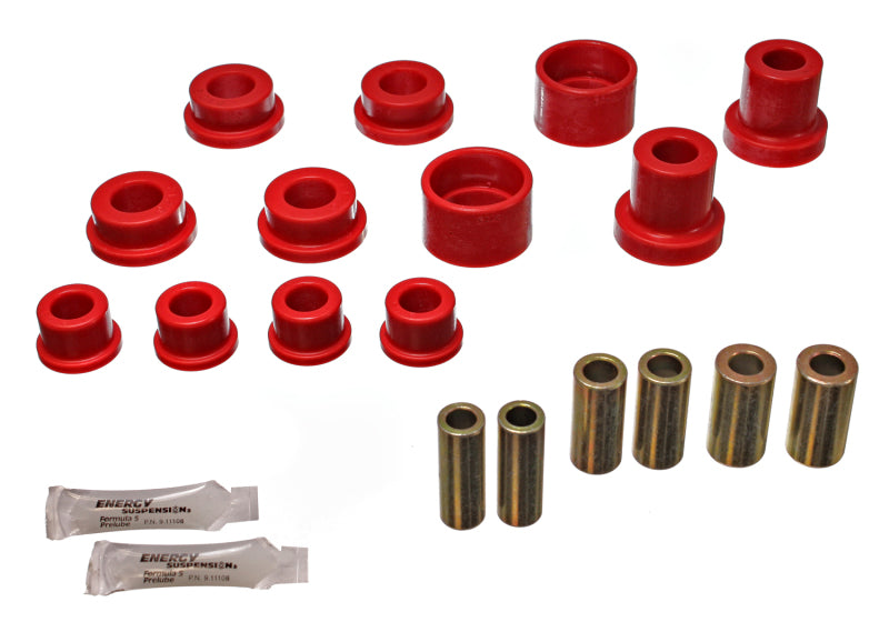 Energy Suspension 90-94 Mitsubishi Eclipse AWD Red Rear Control Arm Bushing Set Bushing Kits Energy Suspension