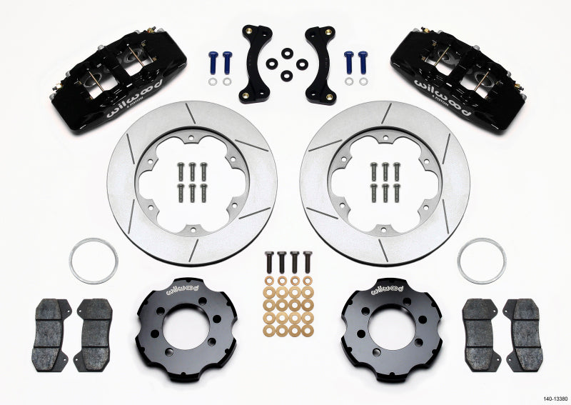 Wilwood Dynapro 6 Front Hat Kit 11.00in GT Rotor 95-05 Miata Big Brake Kits Wilwood