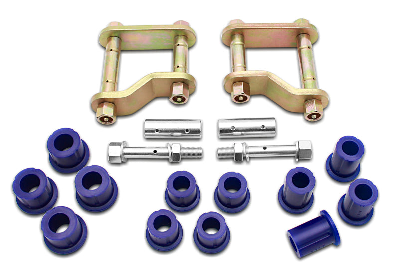 SuperPro 2005 Nissan Frontier LE Rear Greasable Shackle and Bushing Kit Bushing Kits Superpro