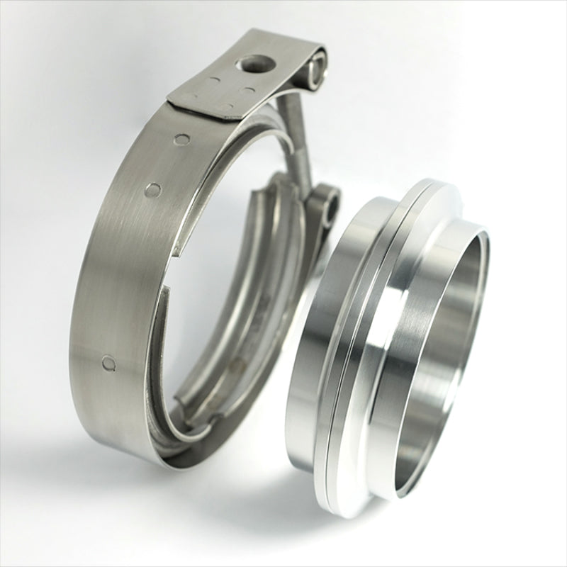 Stainless Bros 2.50in 304SS V-Band Assembly - 2 Flanges/1 Clamp Flanges Stainless Bros