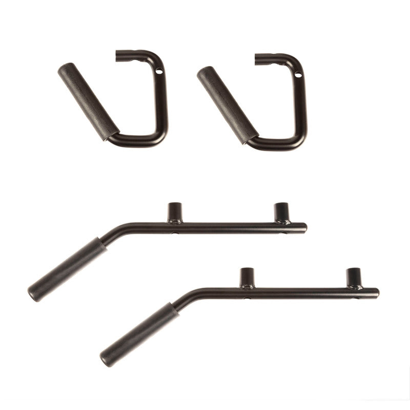 Rugged Ridge Steel Grab Handles F/R Kit Black 07-18 Jeep Wrangler JK/JKU Dash & Interior Trim Rugged Ridge