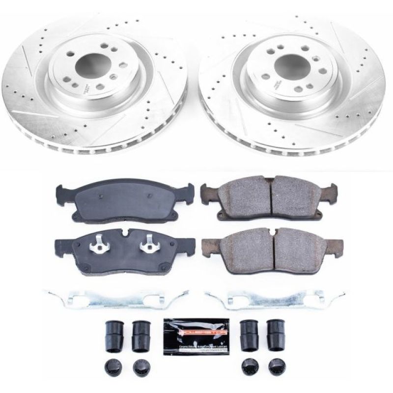 Power Stop 13-16 Mercedes-Benz GL350 Front Z23 Evolution Sport Brake Kit Brake Kits - Performance D&S PowerStop