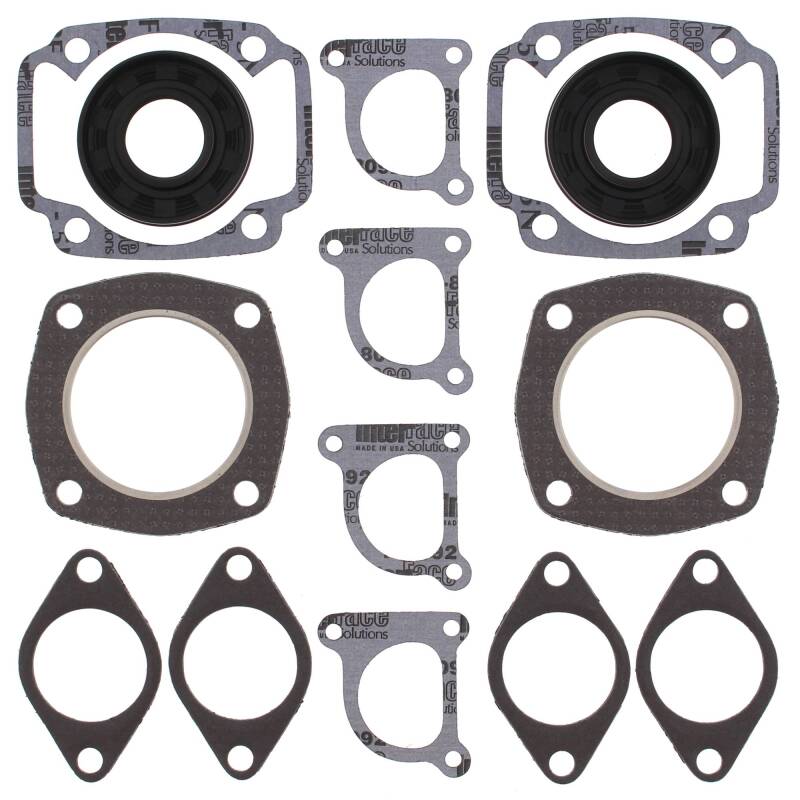 Vertex Gaskets 82-84 John Deere Snowfire (Kawasaki) FC/2 Complete Gasket Kit w/ Oil Seals Engine Hardware Vertex Pistons