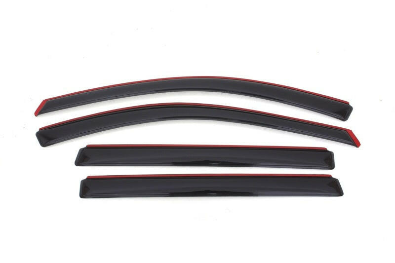 AVS 13-18 Nissan Pathfinder Ventvisor In-Channel Front & Rear Window Deflectors 4pc - Smoke Wind Deflectors AVS