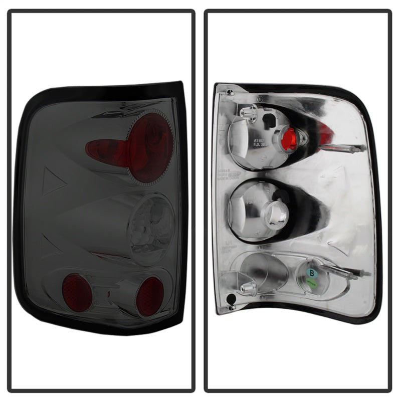 Spyder Ford F150 side 04-08 (Not Fit Heritage & SVT)Euro Tail Lights Smke ALT-YD-FF15004-SM Tail Lights SPYDER