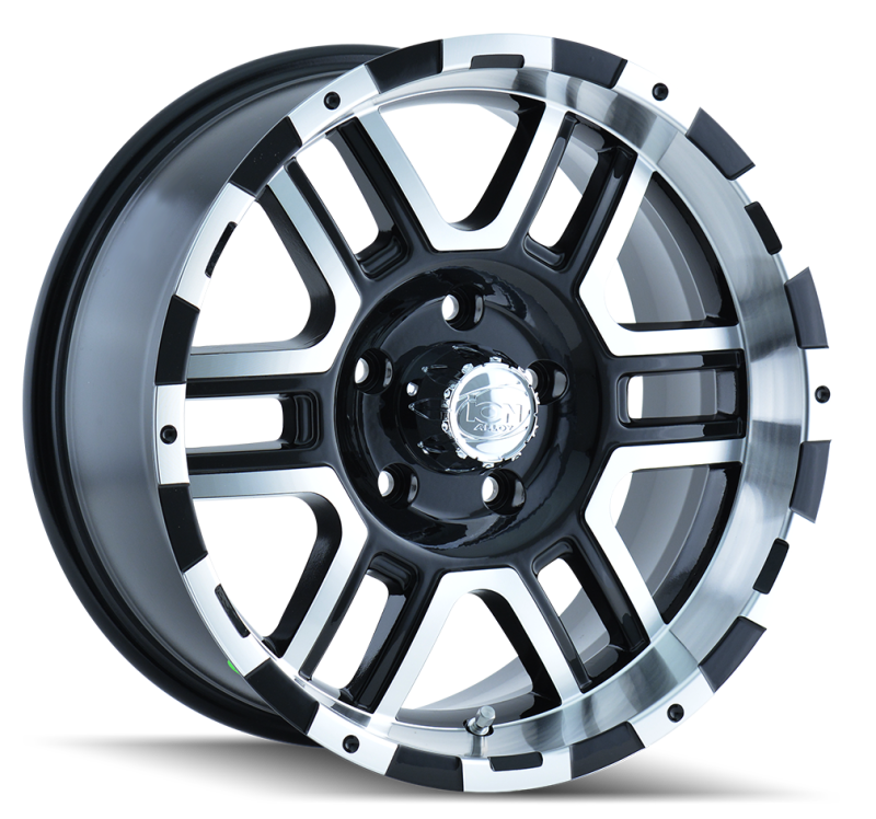 ION Type 179 18x9 / 8x165.1 BP / 12mm Offset / 130.8mm Hub Black/Machined Wheel Wheels - Cast ION Wheels