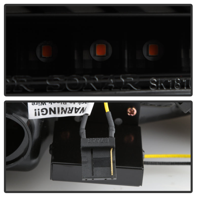 Spyder Mitsubishi Lancer/Evolution X 08-14 V2 LED Tail Lights - Black Smoke ALT-YD-ML08V2-SEQ-BSM Tail Lights SPYDER