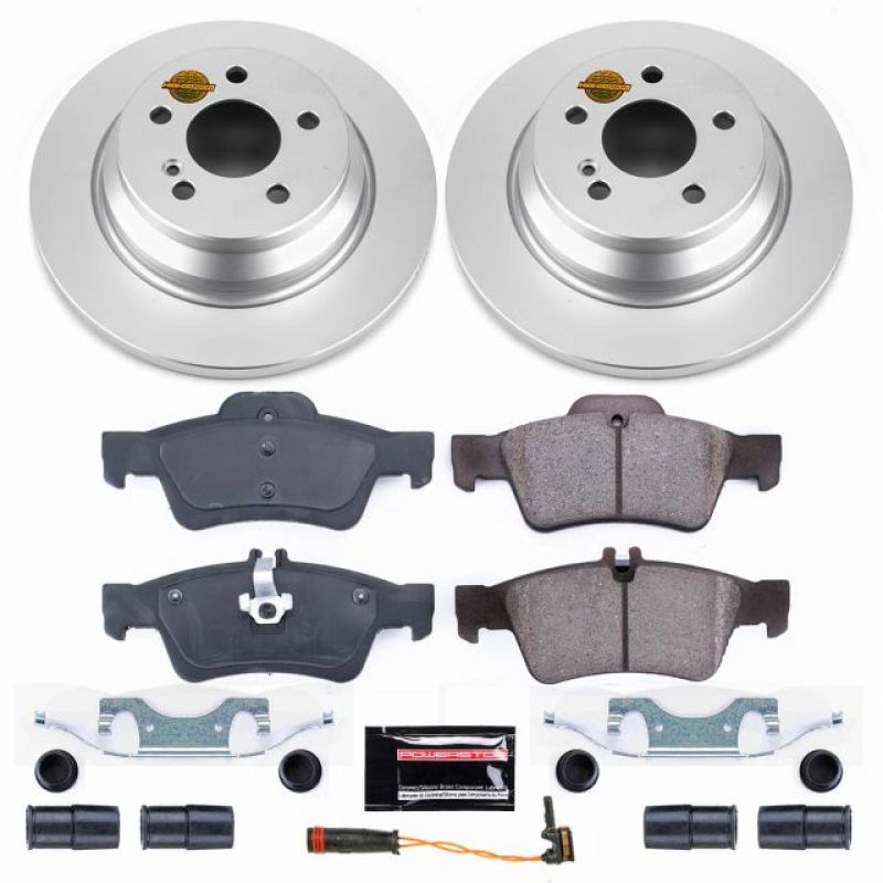Power Stop 10-13 Mercedes-Benz S400 Rear Z23 Evolution Sport Coated Brake Kit Brake Kits - Performance D&S PowerStop