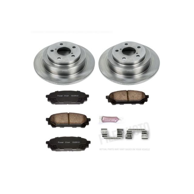 Power Stop 05-06 Saab 9-2X Rear Autospecialty Brake Kit Brake Kits - OE PowerStop