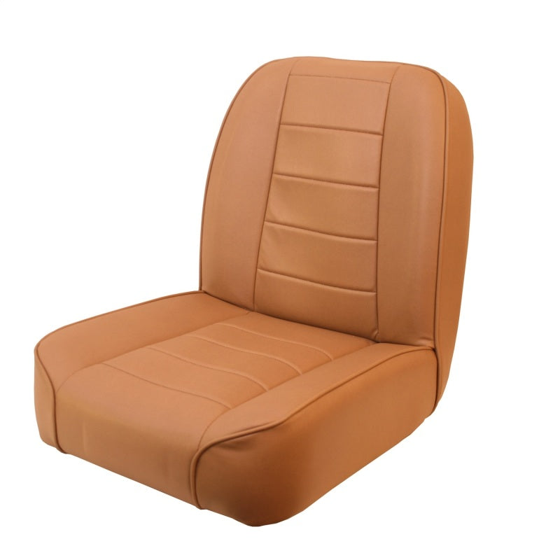 Rugged Ridge Low-Back Front Seat Non-Recline Tan 55-86 CJ Seat Brackets & Frames Rugged Ridge