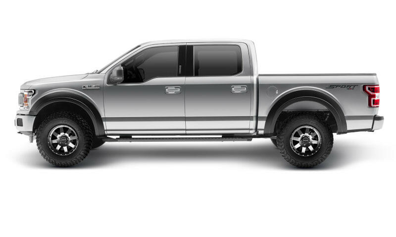 Bushwacker 18-19 Ford F-150 Extend-A-Fender Style Flares 4pc. - Black Fender Flares Bushwacker