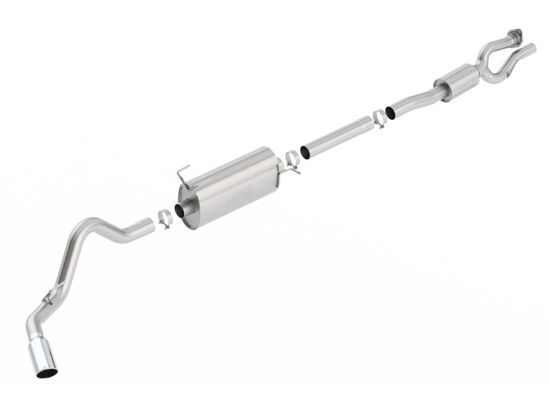 Borla S-Type Cat-Back 17-19 Ford F-250/350 Super Duty Side Exit Exhaust - 5in tip (Gas Only) Catback Borla