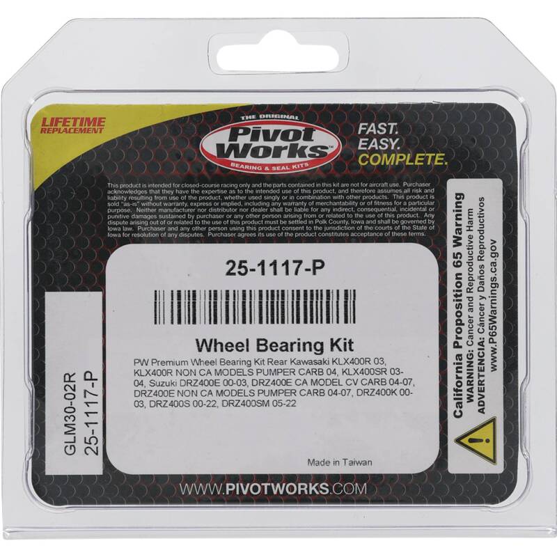 Pivot Works Premium Wheel Bearing Wheel Bearings Pivot Works