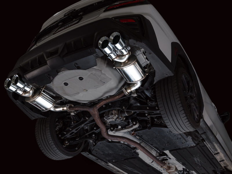 AWE Tuning 22-25 Subaru VB WRX Touring Edition Axle-Back Exhaust - Chrome Silver Tips Axle Back AWE Tuning