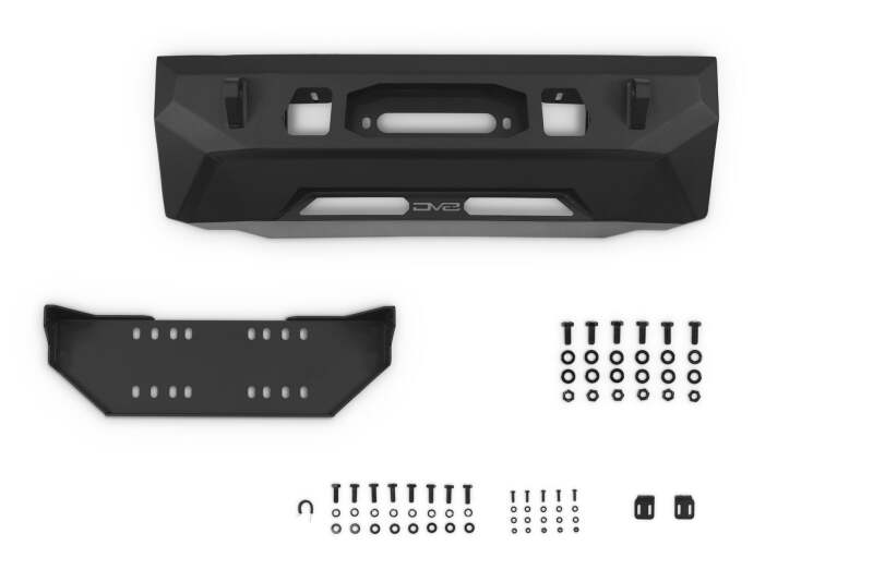 DV8 Offroad 14-24 Toyota 4Runner Centric Series Winch Front Bumper Bumpers - Steel DV8 Offroad