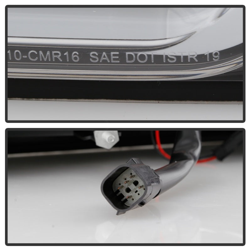 Spyder Chevy Camaro 16-18 Halogen LED Tail Lights Black ALT-YD-CCAM16HAL-SEQ-BK Tail Lights SPYDER