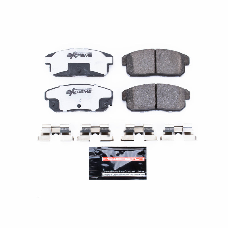 Power Stop 01-02 Infiniti G20 Rear Z26 Extreme Street Brake Pads w/Hardware Brake Pads - Performance PowerStop