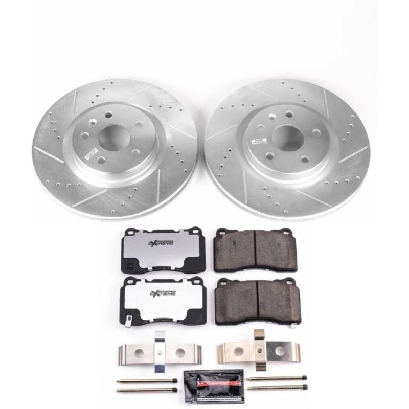 Power Stop 14-17 Buick Regal Front Z26 Street Warrior Brake Kit Brake Kits - Performance D&S PowerStop