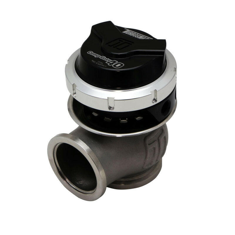 Turbosmart GenV CompGate40 7psi External Wastegate - Black Wastegates Turbosmart