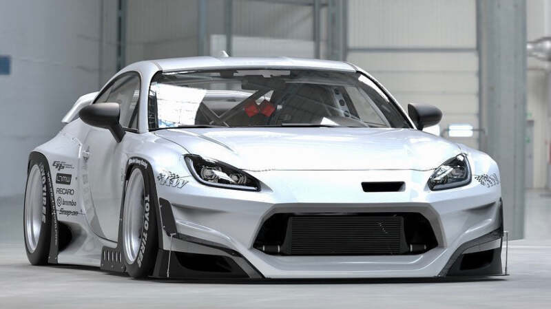 GReddy Pandem 2022+ Toyota GR86 (ZN8) Rocket Bunny V1.5 Ducktail Wing Spoilers GReddy