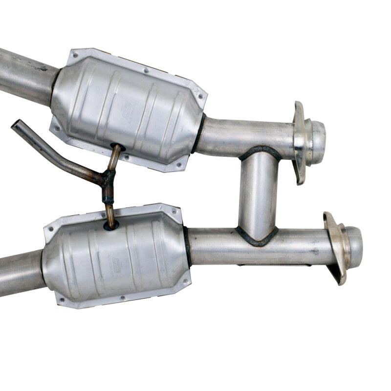 BBK 94-95 Mustang 5.0 High Flow H Pipe With Catalytic Converters - 2-1/2 Downpipe Back BBK