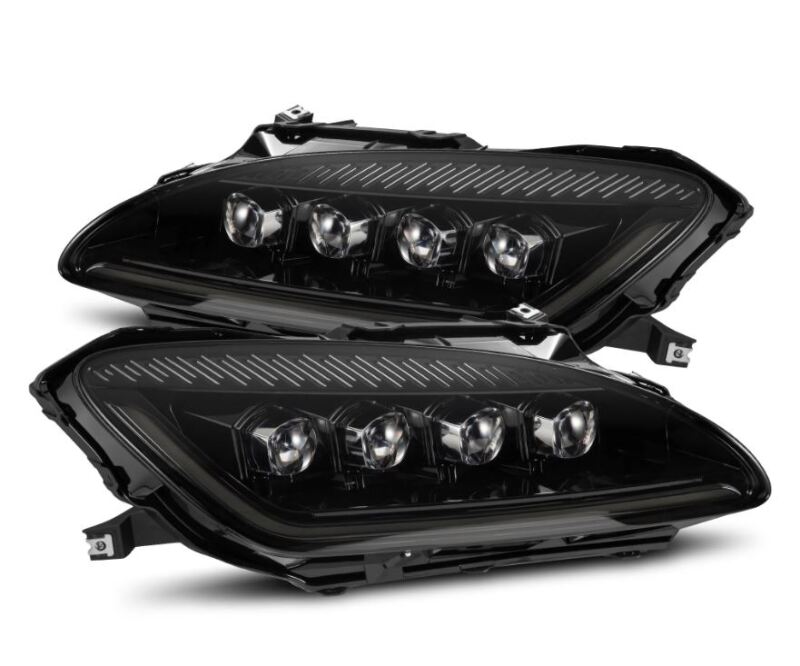 AlphaRex 99-09 Honda S2000 NOVA-Series Projector LED Headlights - Alpha-Black Headlights AlphaRex
