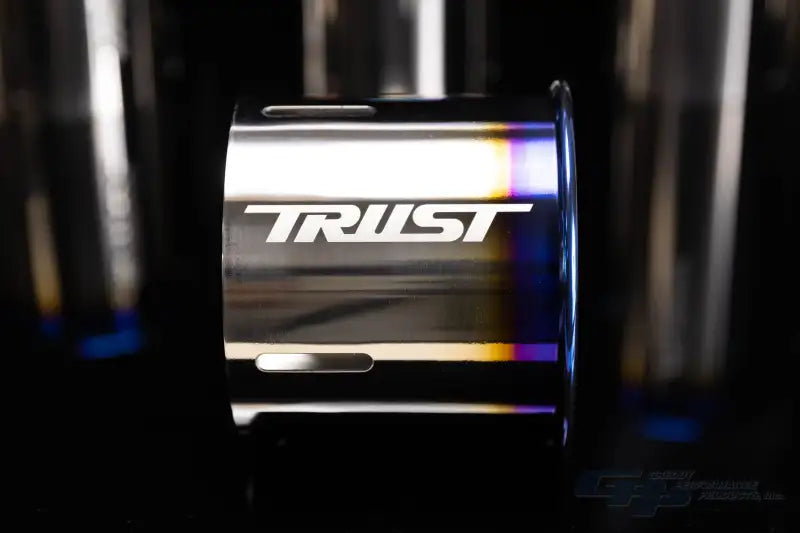 GReddy Titanium Trust PE-TR Tip L 110MM x 115MM - Titanium Burnt Finish Catback GReddy