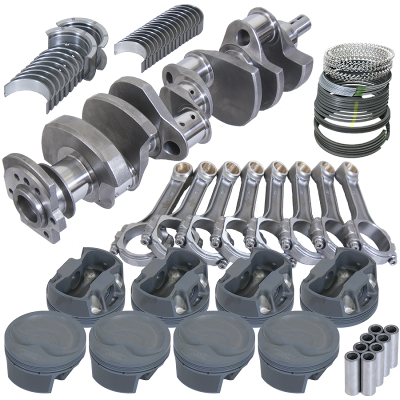 Eagle Chevy LT1350 1Pc 3.750in Crank 6.000in I-Beam Rods -16cc 4.060in Pistons Rotating Assembly Rotating Assemblies Eagle