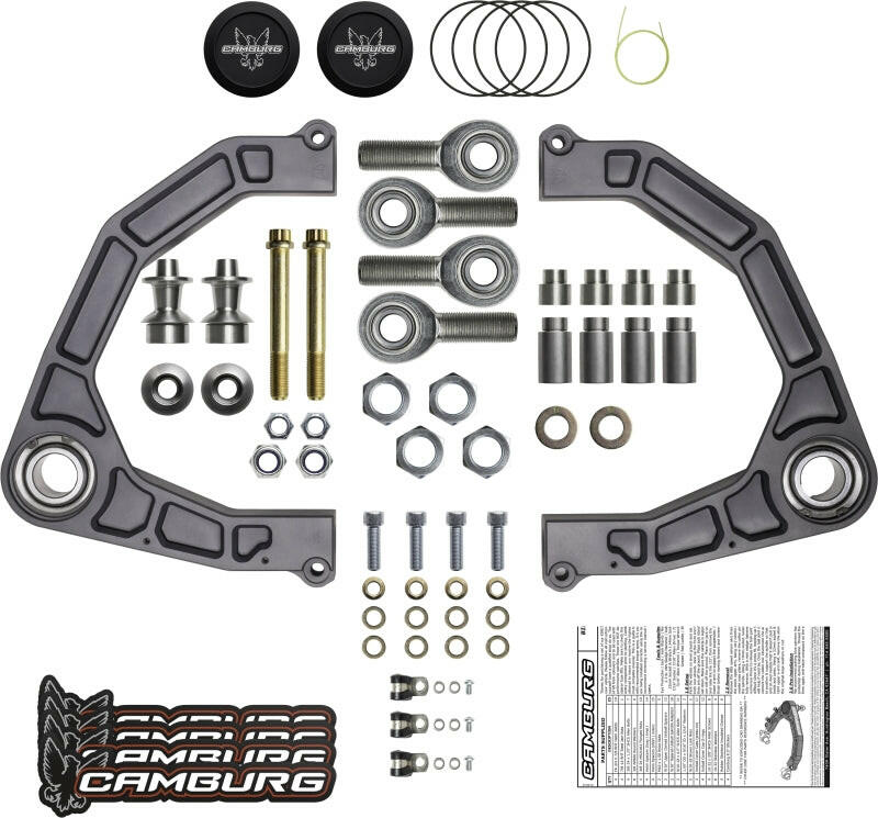 Camburg Toyota Tundra 2WD/4WD 22-23 KINETIK V2 Performance Billet Uniball Upper Arms Suspension Arms & Components Camburg