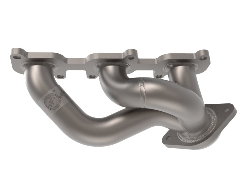 aFe Twisted Steel Shorty Header 11-17 Ford Mustang V6-3.7L - Titanium Coat Finish Headers & Manifolds aFe