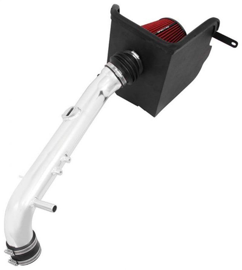 Spectre 12-16 Toyota Tacoma 2.7L F/I Air Intake Kit - Polished w/Red Filter Cold Air Intakes Spectre