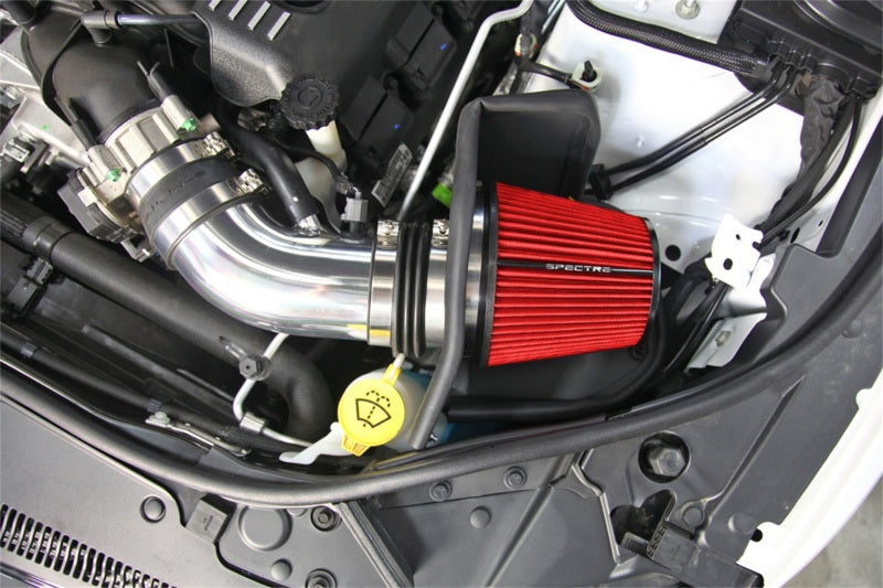 Spectre 12-18 Jeep Grand Cherokee V8-6.4L F/I Air Intake Kit - Polished w/Red Filter Cold Air Intakes Spectre