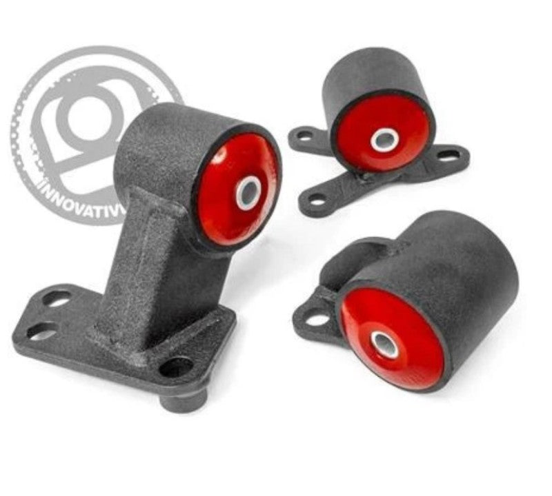 Innovative 94-01 Integra B-Series Black Steel Mounts 60A Bushings (Auto to Manual Hydro 2 Bolt) Engine Mounts Innovative Mounts