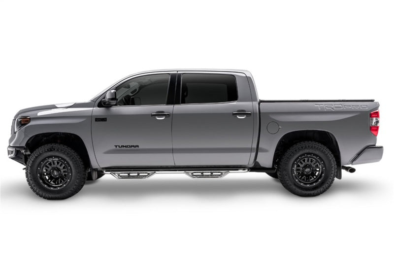 N-Fab Podium SS 16-17 Toyota Tacoma Double Cab - Polished Stainless - 3in Side Steps N-Fab