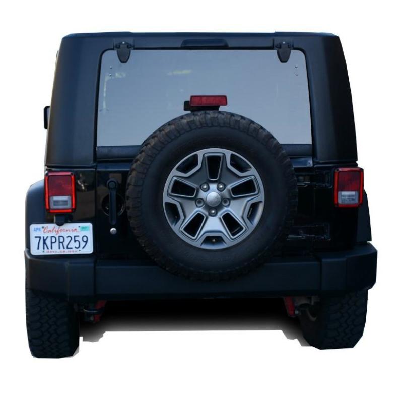 DV8 Offroad 07-18 Jeep Wrangler JK 2 Piece Square Back Hard Top (2 Door) Roofs DV8 Offroad