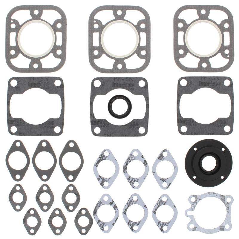 Vertex Gaskets 73-75 Brutanza 440 58mm Bore Complete Gasket Kit w/ Oil Seals Engine Hardware Vertex Pistons